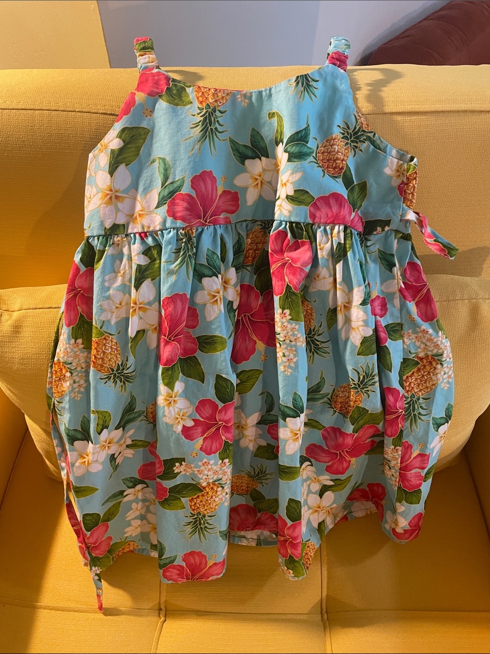 Hawaii Station Girl’s Tropical Floral Sundress Made in Hawaii